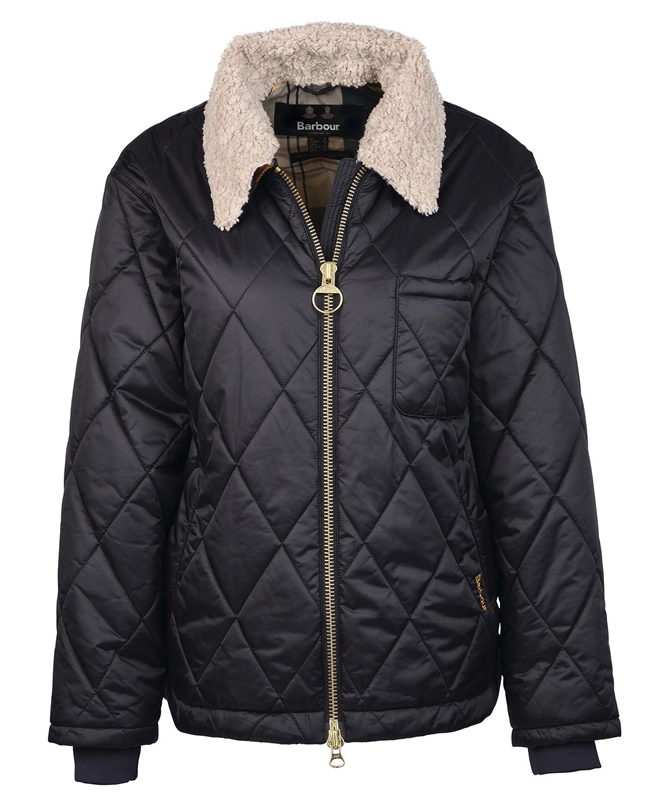 Veste Matelassée Barbour Vaila Noir Femme | JWS-10675258