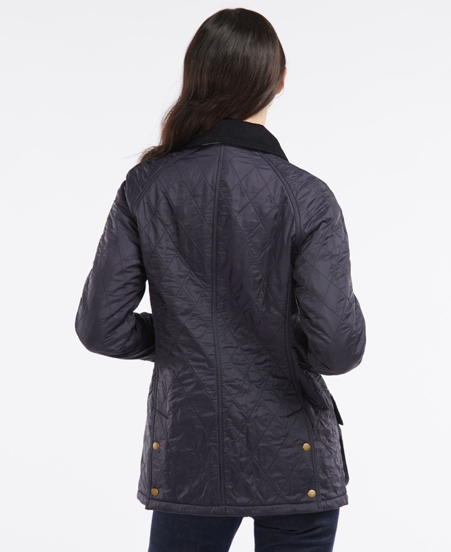 Veste Matelassée Barbour Beadnell Polarquilt Bleu Marine Femme | WBS-77658701