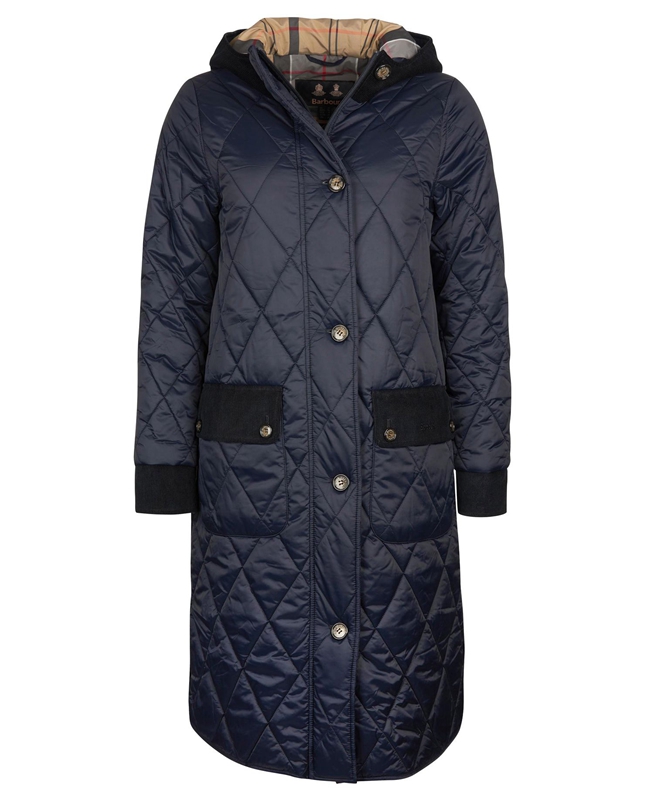 Veste Matelassée Barbour Steppjacke Mickley Bleu Marine Femme | HYY-03050940