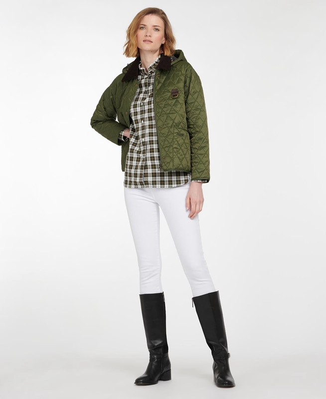 Veste Matelassée Barbour Tobymory Vert Femme | XHW-17000192