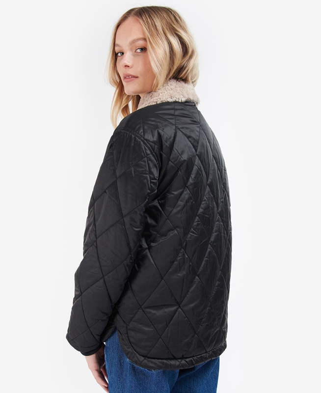 Veste Matelassée Barbour Vaila Noir Femme | JWS-10675258