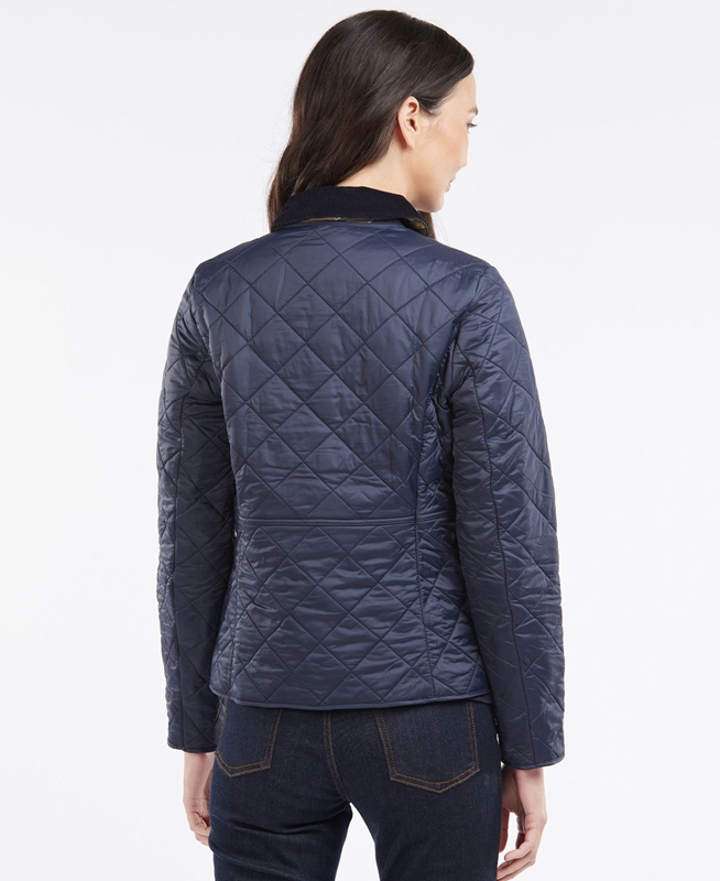 Veste Matelassée Barbour Steppjacke Deveron Polarquilt Bleu Femme | PBU-45565611