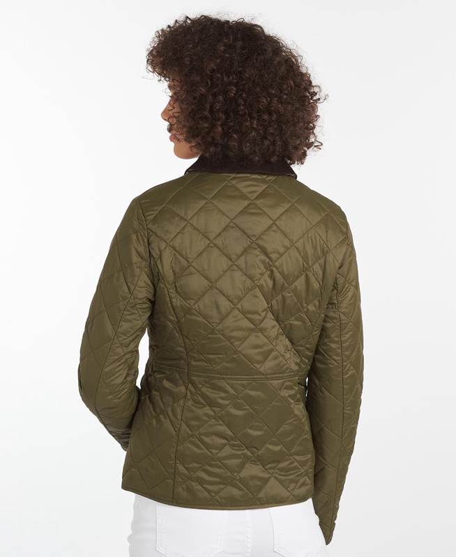 Veste Matelassée Barbour Steppjacke Deveron Vert Olive Femme | OEW-67715827