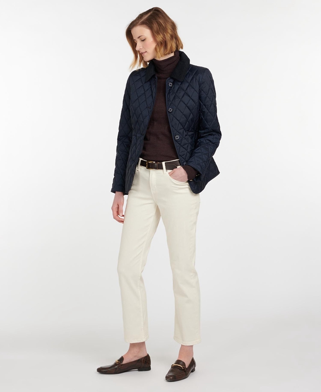 Veste Matelassée Barbour Omberlsey Bleu Marine Femme | JGA-62822611