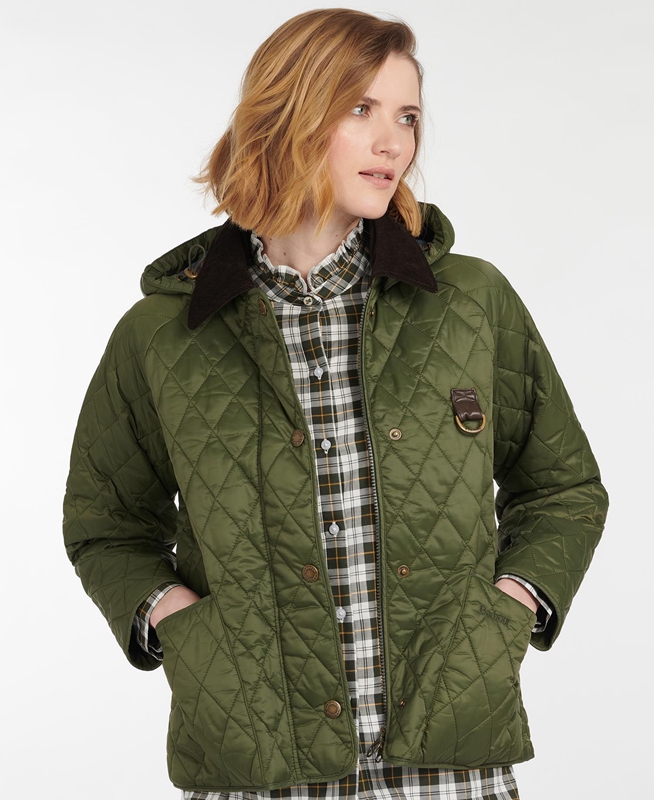 Veste Matelassée Barbour Tobymory Vert Femme | XHW-17000192