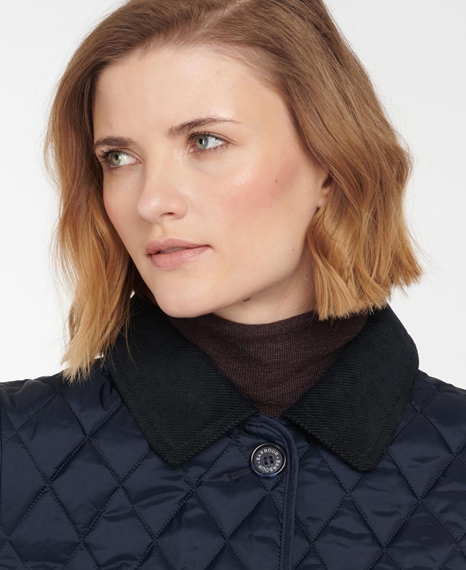 Veste Matelassée Barbour Omberlsey Bleu Marine Femme | JGA-62822611