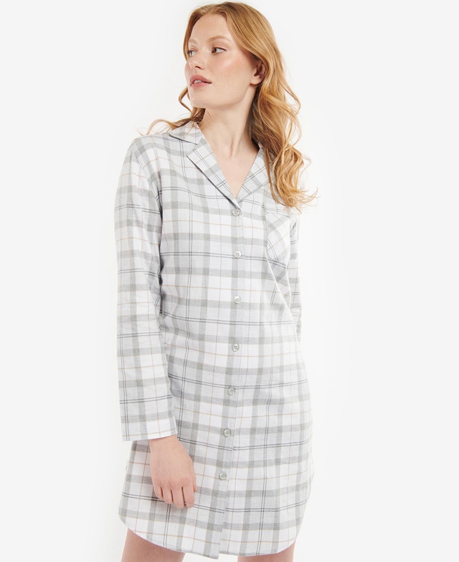 Vêtement De Nuit Barbour Etta Nightshirt Grise Femme | HSI-28289674