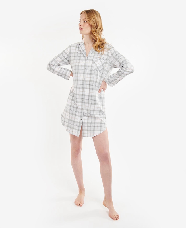 Vêtement De Nuit Barbour Etta Nightshirt Grise Femme | HSI-28289674