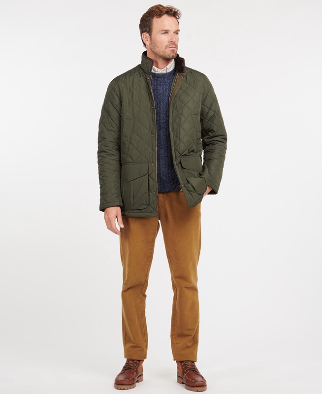 Veste Matelassée Barbour Devon Vert Homme | JEM-92009963