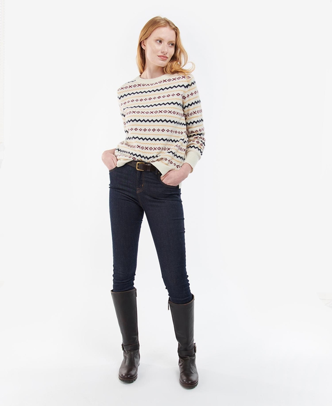 Chandails Barbour Alder Knit Multicolore Femme | TCY-57732034