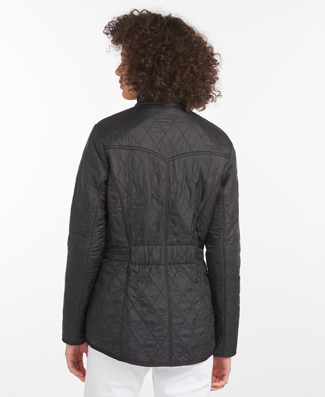 Veste Matelassée Barbour Steppjacke Cavalry Polarquilt Noir Femme | GAZ-33210300