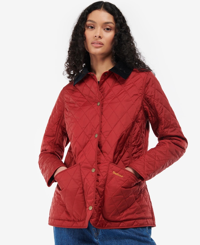 Veste Matelassée Barbour Annandale Rouge Femme | PKN-90561420