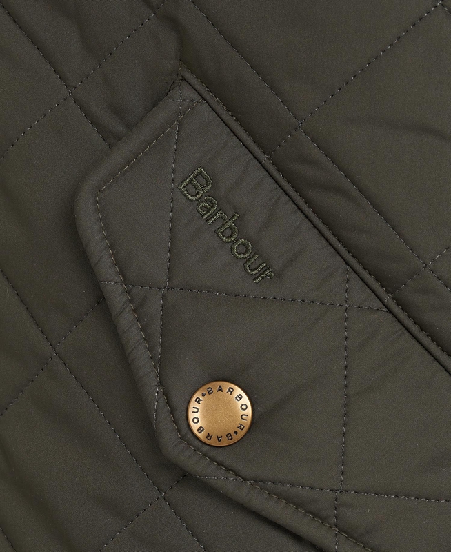 Veste Matelassée Barbour Powell Vert Olive Homme | SAD-68034739