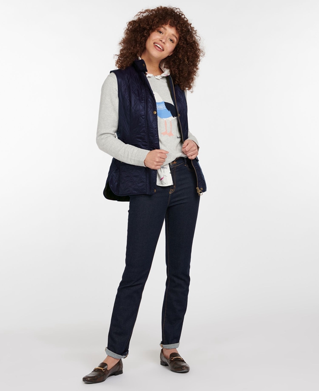 Gilet Barbour Weste Wray Bleu Femme | LLE-04418830