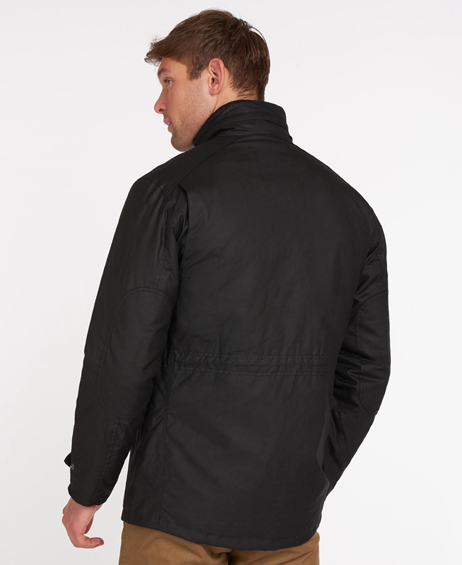 Veste Cirée Barbour Sapper Noir Homme | MZI-43740730