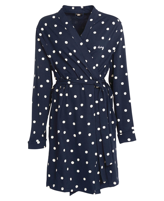 Vêtement De Nuit Barbour Dotty Robe Bleu Marine Femme | AGA-14028664