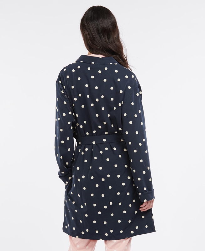 Vêtement De Nuit Barbour Dotty Robe Bleu Marine Femme | AGA-14028664