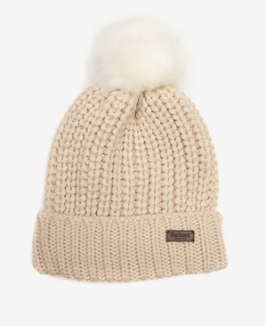 Chapeaux Barbour Beanie Saltburn Beige Femme | XTW-10866226