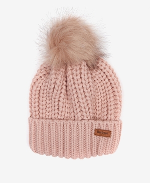 Chapeaux Barbour Beanie Saltburn Rose Femme | DHJ-46675403