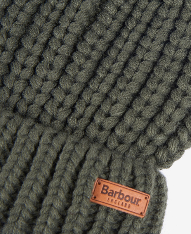 Chapeaux Barbour Beanie Saltburn Vert Femme | KIO-43279564