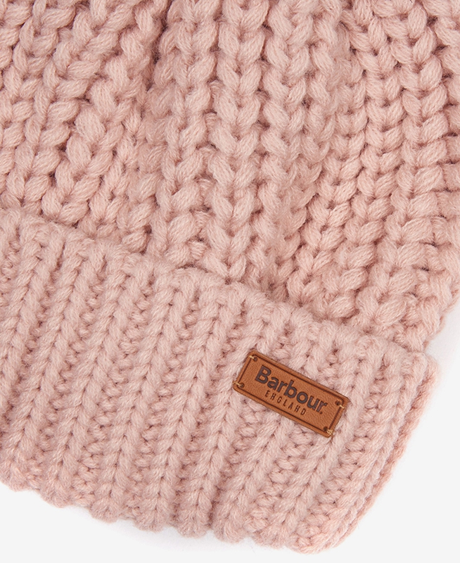 Chapeaux Barbour Beanie Saltburn Rose Femme | DHJ-46675403