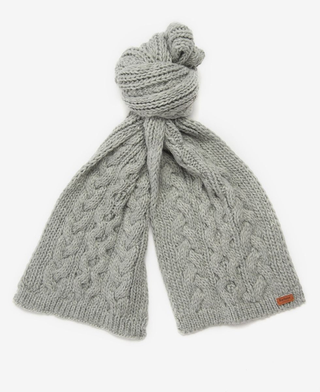 Chapeaux Barbour Penshaw Beanie & Scarf Set Grise Femme | CCK-18928350