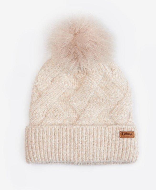 Chapeaux Barbour Montrose Beanie Blanche Femme | CLH-76180223