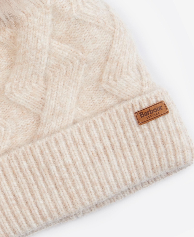 Chapeaux Barbour Montrose Beanie Blanche Femme | CLH-76180223