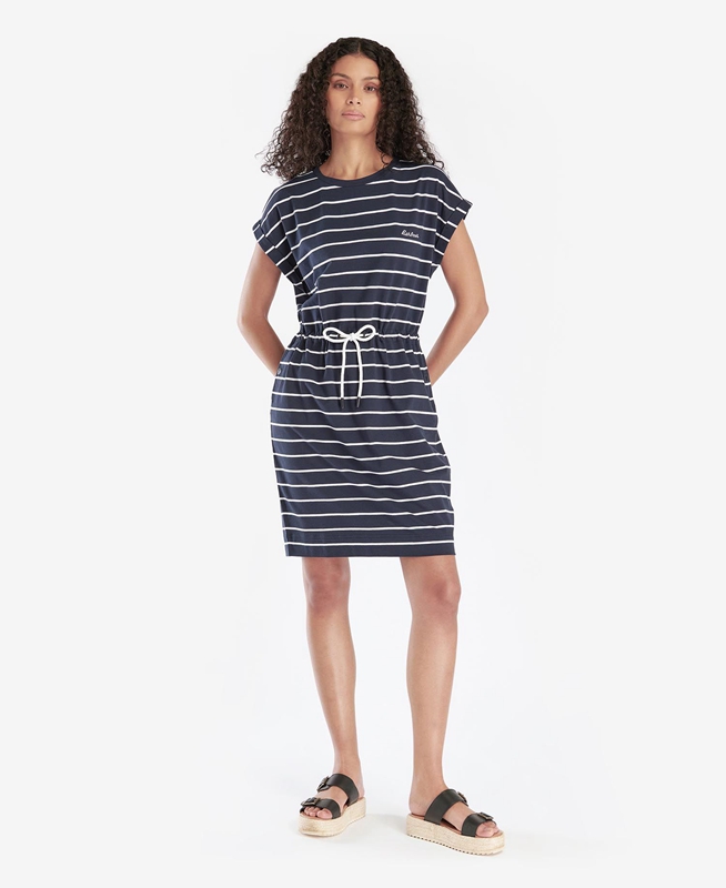 Peignoir Barbour Marlo Stripe Bleu Marine Femme | LQH-65050906