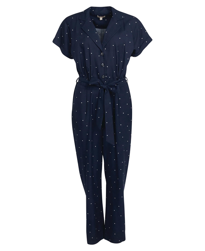 Peignoir Barbour Melita Jumpsuit Bleu Marine Femme | WVW-03778224