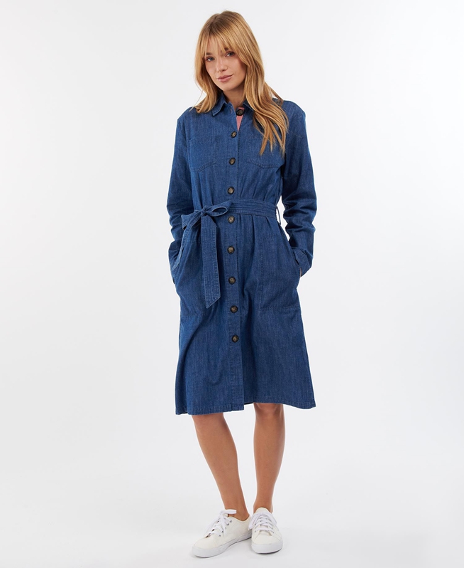 Peignoir Barbour Barmouth Bleu Marine Femme | WXA-59849801