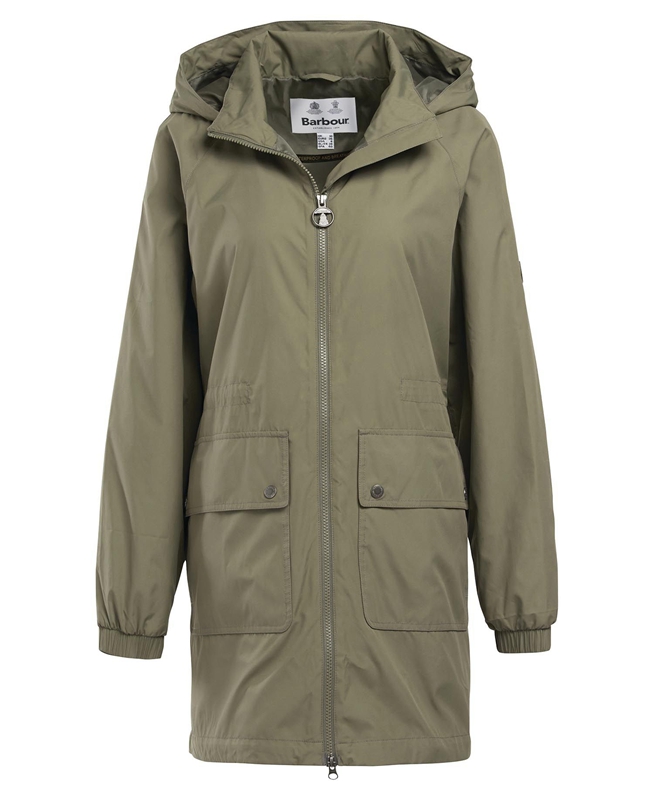 Vestes Décontractées Barbour Sea Daisy Showerproof Vert Olive Femme | TBK-22628627