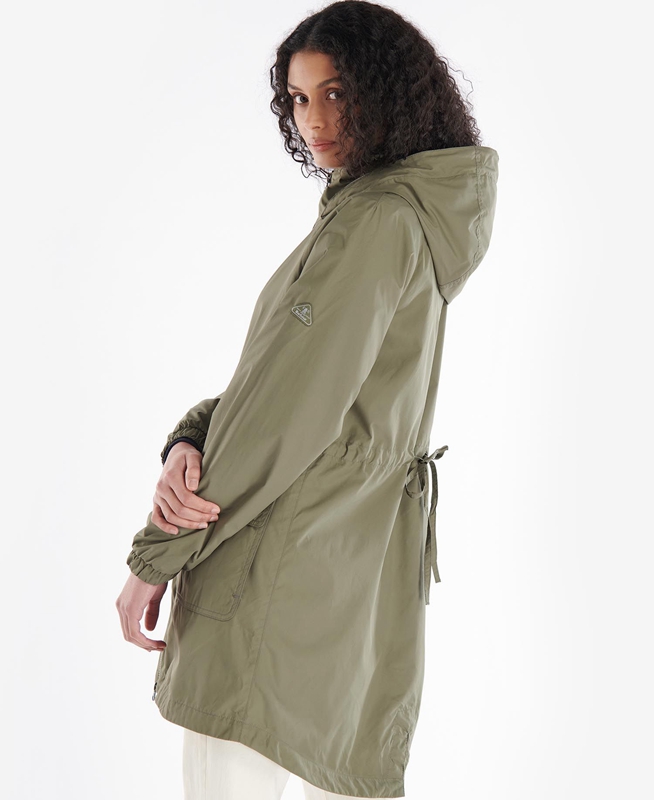 Vestes Décontractées Barbour Sea Daisy Showerproof Vert Olive Femme | TBK-22628627