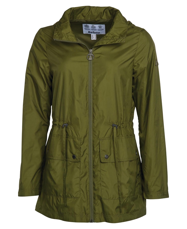 Vestes Décontractées Barbour Campion Showerproof Vert Femme | ICI-59044184