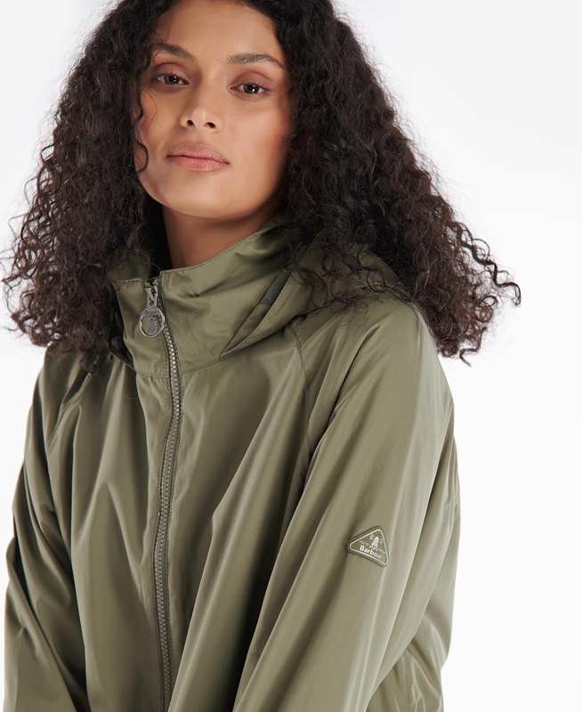 Vestes Décontractées Barbour Sea Daisy Showerproof Vert Olive Femme | TBK-22628627