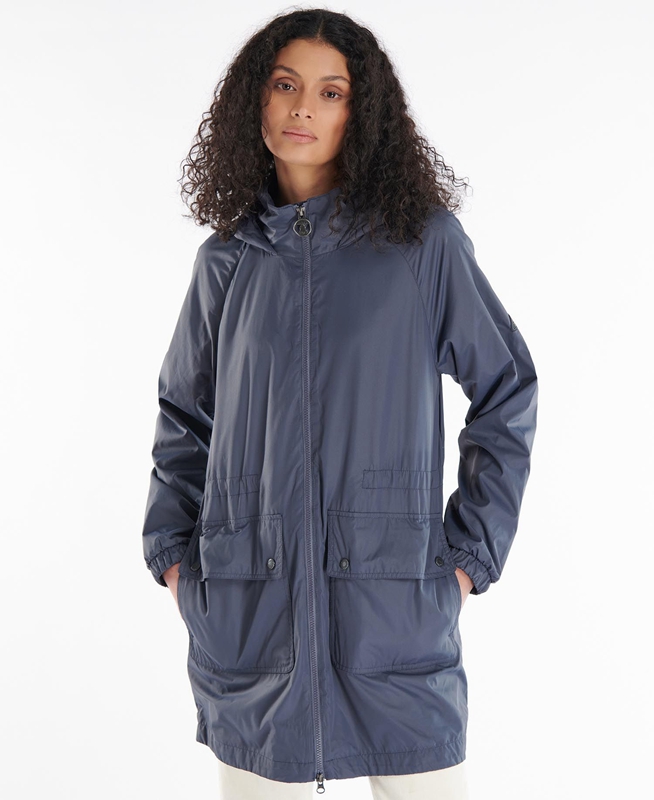 Vestes Décontractées Barbour Sea Daisy Showerproof Bleu Marine Femme | FHC-68221723