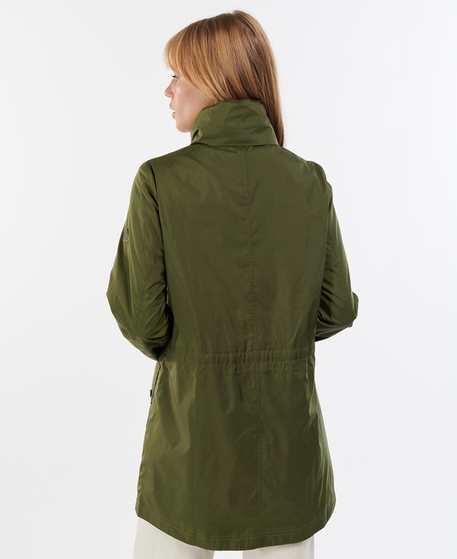 Vestes Décontractées Barbour Campion Showerproof Vert Femme | ICI-59044184