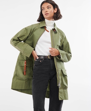 Vestes Décontractées Barbour x Ally Capellino Step Vert Femme | RYW-43408645