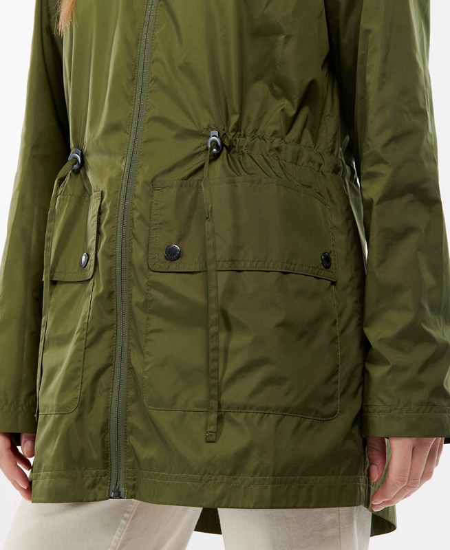 Vestes Décontractées Barbour Campion Showerproof Vert Femme | ICI-59044184