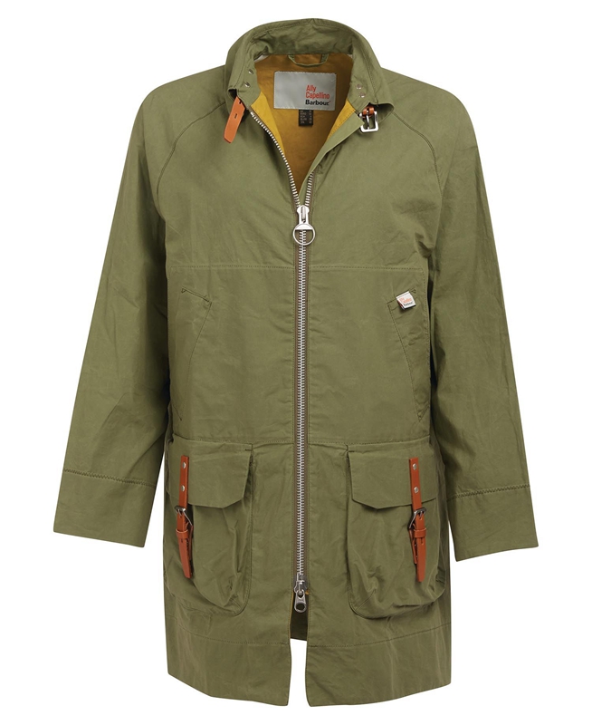 Vestes Décontractées Barbour x Ally Capellino Step Vert Femme | RYW-43408645