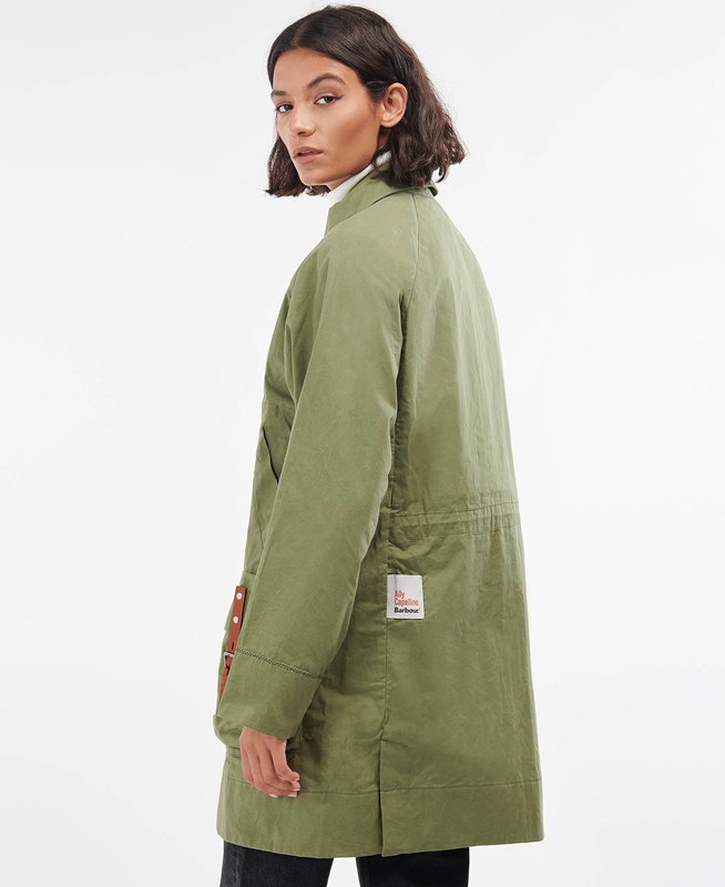 Vestes Décontractées Barbour x Ally Capellino Step Vert Femme | RYW-43408645