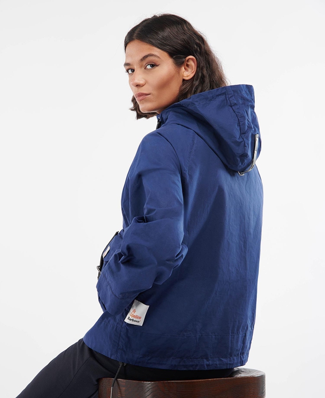 Vestes Décontractées Barbour x Ally Capellino Tip Bleu Marine Femme | LSO-36627513