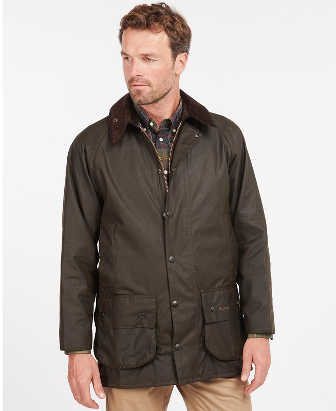 Veste Cirée Barbour Classiche Beaufort? Vert Olive Homme | UIV-02534080