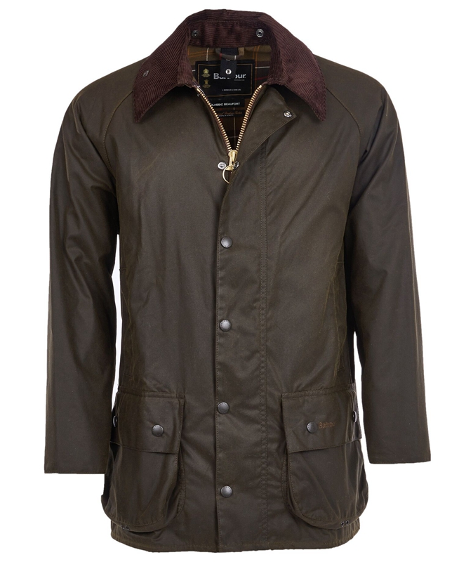 Veste Cirée Barbour Classiche Beaufort? Vert Olive Homme | UIV-02534080