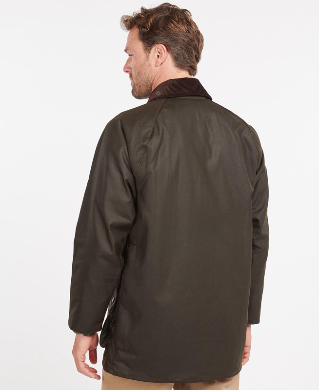 Veste Cirée Barbour Classiche Beaufort? Vert Olive Homme | UIV-02534080