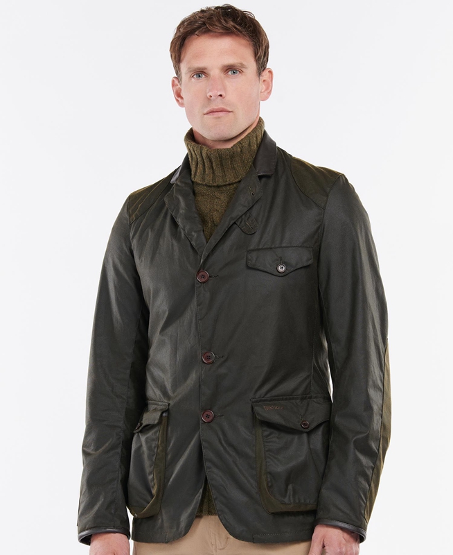 Veste Cirée Barbour Beacon Sports Vert Olive Homme | GIV-62632668