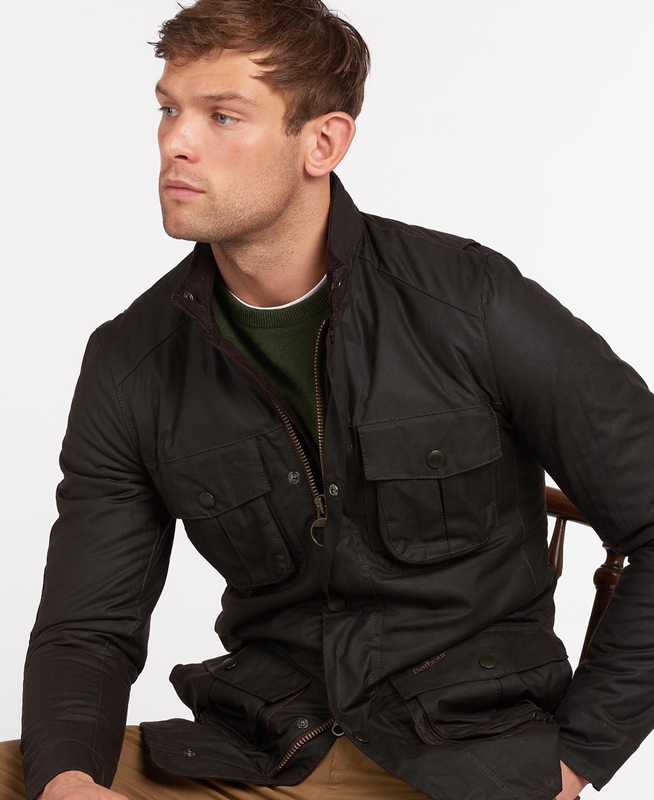 Veste Cirée Barbour Corbridge Noir Homme | LVC-64163111