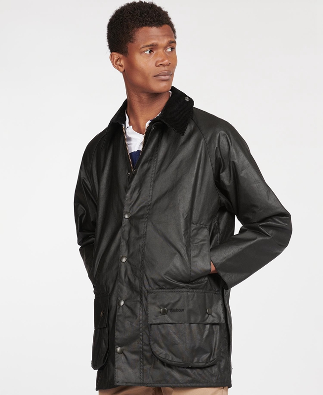 Veste Cirée Barbour Beaufort? Noir Homme | KZQ-34919149