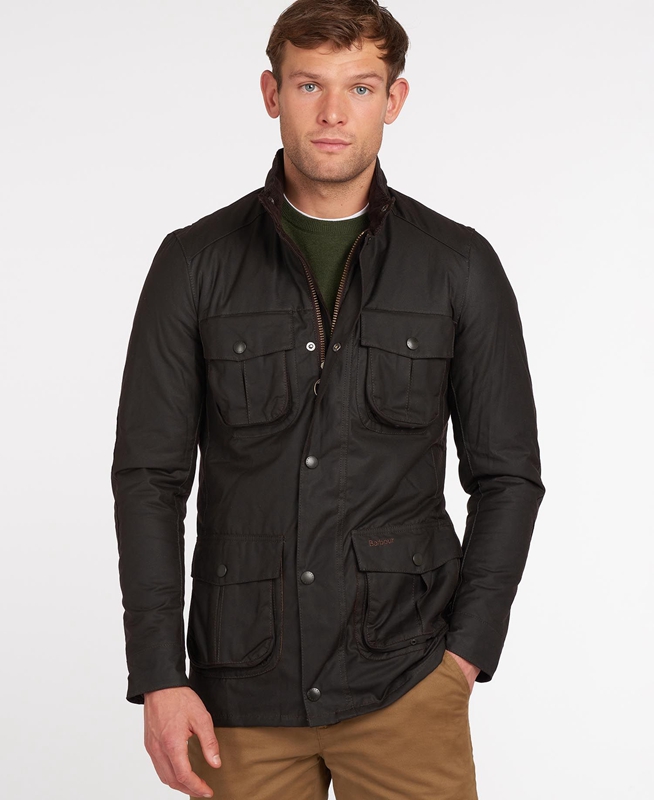 Veste Cirée Barbour Corbridge Noir Homme | LVC-64163111