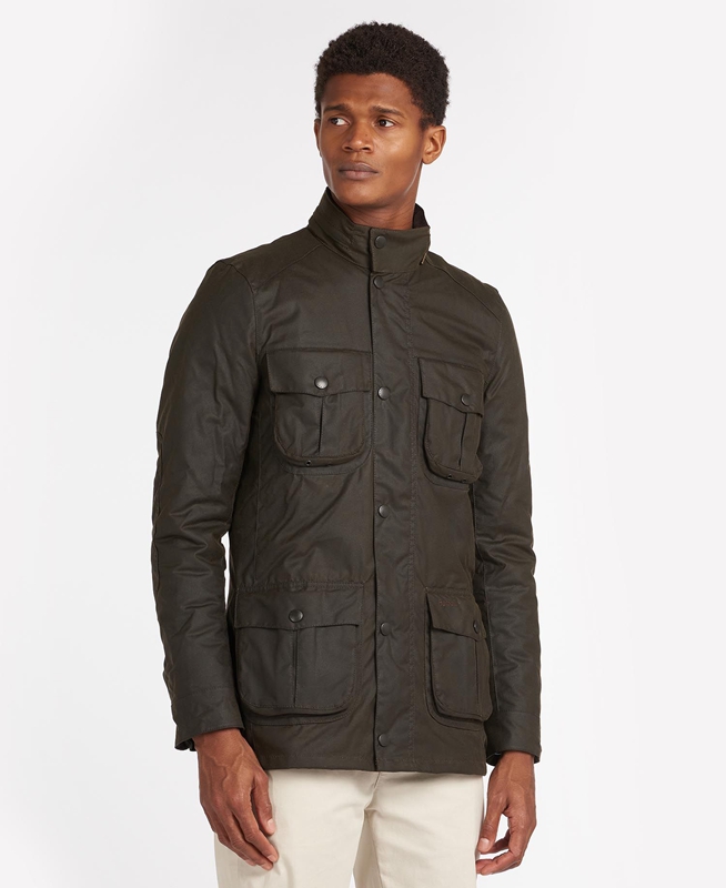 Veste Cirée Barbour Corbridge Vert Olive Homme | AVJ-70057464